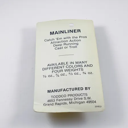 TODDCO Main liner Lusikka, Glow, 11g, Hohtava, #2381