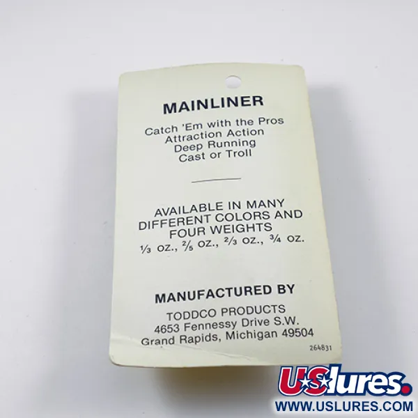 TODDCO Main liner Lusikka, Glow, 11g, Hohtava, #2381