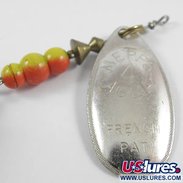 Mepps Aglia 4 lippa, Nikkeli, 10g, Bucktail, #2394