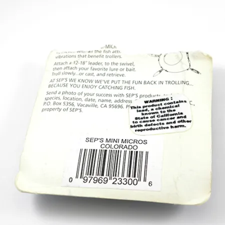 SEP'S Mini Micros Colorado Vetouistelusetti, Messinki, 2,5cm, #2398