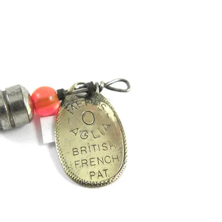 Mepps Aglia 0 Lippa, Messinki, 2,5g, Ranskalainen muotoilu, #2404