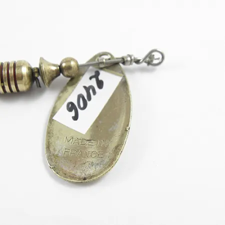 Mepps Aglia 2 Lippa, Messinki, 4,5g, Punainen Iskupiste, #2406