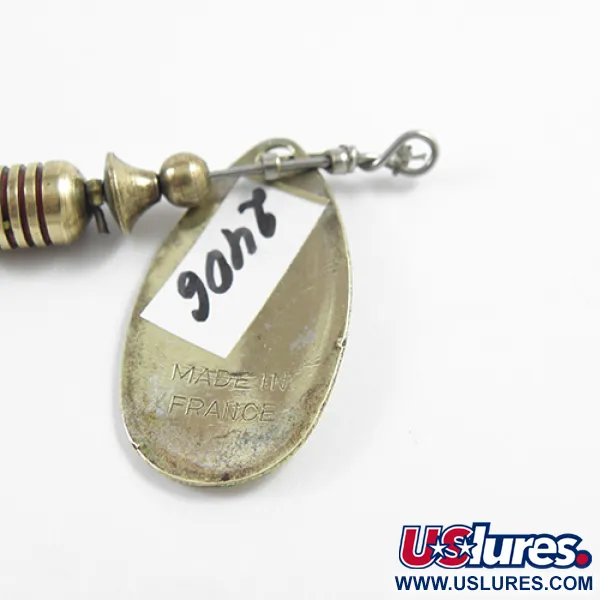 Mepps Aglia 2 Lippa, Messinki, 4,5g, Punainen Iskupiste, #2406