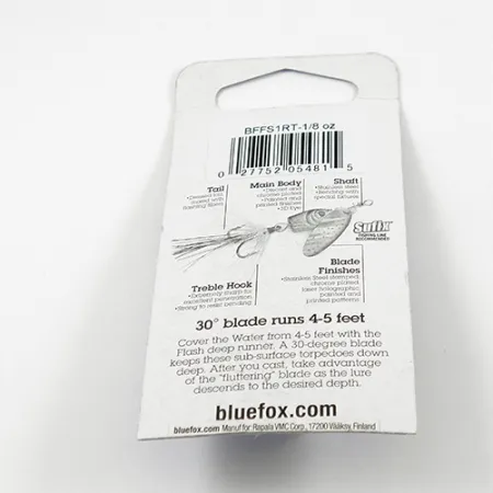 Blue Fox Flash Deep Runner Lippa, Trout, 4g, Höyhenkoukku, #2413