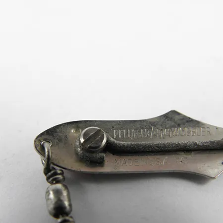 Weedless Pflueger Wobbler Lusikka, Nikkeli, 1,4g, Ruohosuoja, #2435