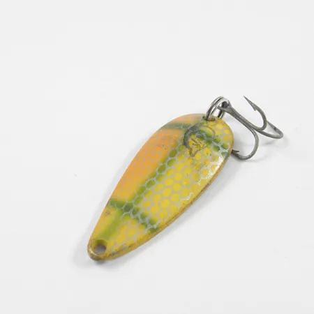 Eppinger Dardevle Spinnie Lusikka, Keltainen/Vihreä/Nikkeli, 9g, #2448