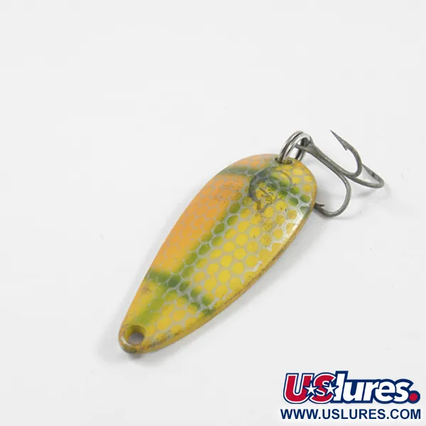 Eppinger Dardevle Spinnie Lusikka, Keltainen/Vihreä/Nikkeli, 9g, #2448