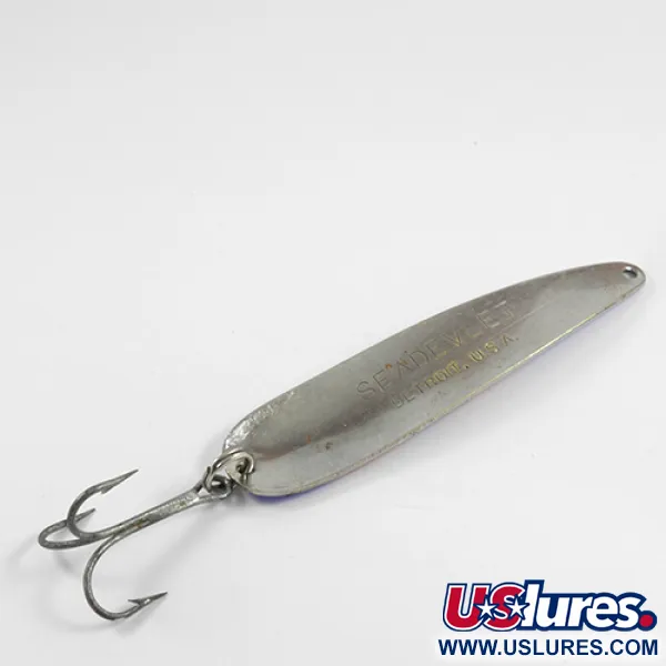 Dardevle Seadevlet Lusikkauistin, Punainen / Sininen / Nikkeli, 28g, #2450