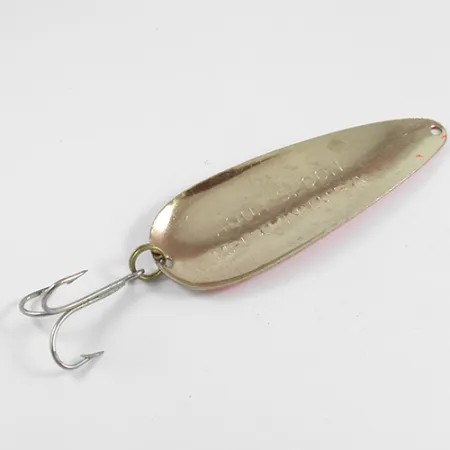 Nebco Aqua Spoon Lusikka, Vasaroitu kulta/Oranssi, 21g, Vintage, #2457