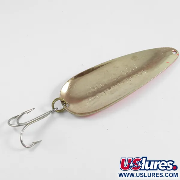 Nebco Aqua Spoon Lusikka, Vasaroitu kulta/Oranssi, 21g, Vintage, #2457