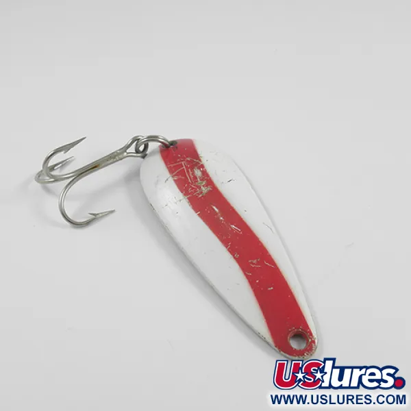 Len Thompson #2 Lusikkauistin, Puna/Valko/Messinki, 28g, Messinki, #2460