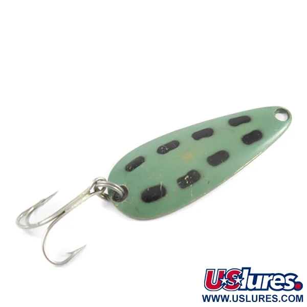 Len Thompson #1 Lusikka, Vihreä/Musta/Messinki, 21g, Vaappuva, #2461