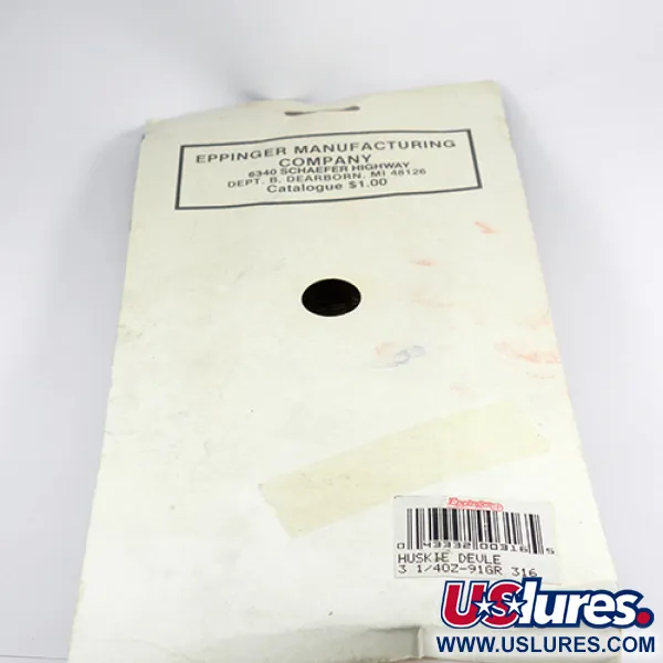 Dardevle Huskie Devle Lusikka, Puna / Norsunluu / Nikkeli, 91g, #2472