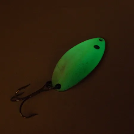 Acme Little Cleo Glow Lusikka, Nikkeli/Valkoinen/Glow, 11,5g, Glow, #2512