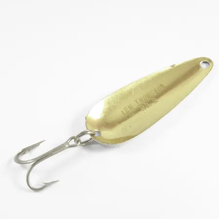 Len Thompson #2 Lusikka, Musta/Valkoinen/Messinki, 28g, Klassikko, #2518