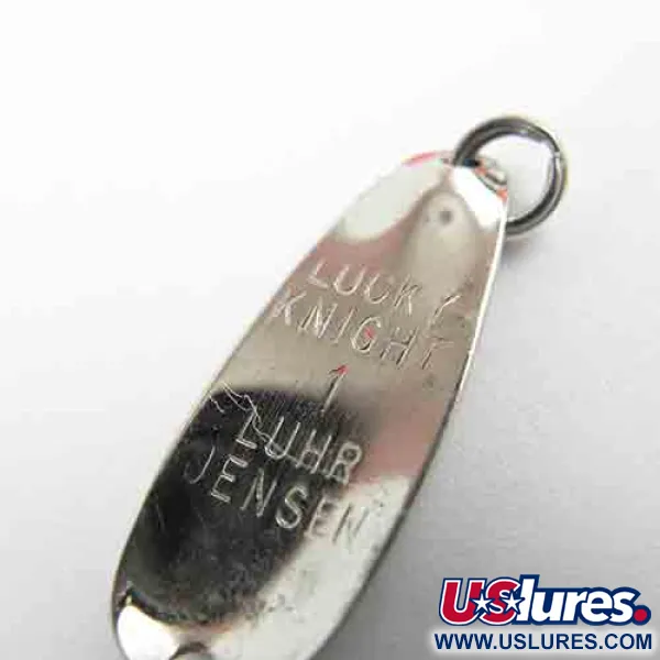 Luhr Jensen Lucky Knight 1 Lusikka, Nikkeli / Punainen, 1,1g, #2565