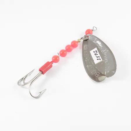 Luhr Jensen Les Davis Bolo Vetolippa, Nikkeli / Punainen, 9g, #2572