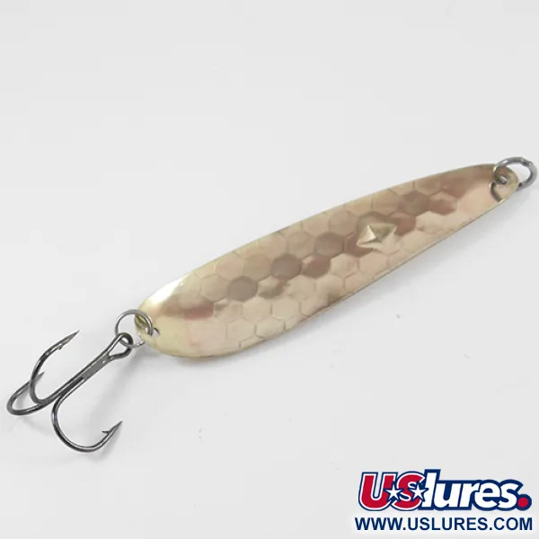 Luhr Jensen Diamond King 4 Lusikka, Vasaroitu kulta, 14g, #2588