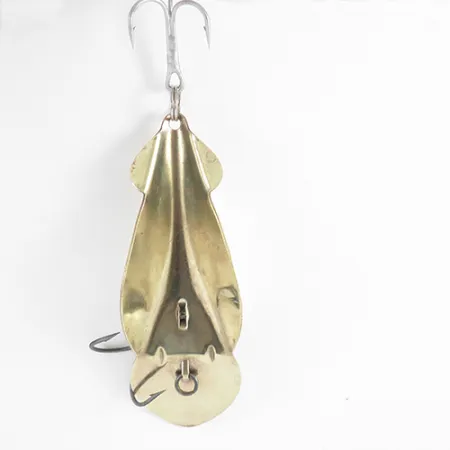 Buck Perry Spoonplug Lusikkauistin, Messinki, 14g, Vintage, #2589