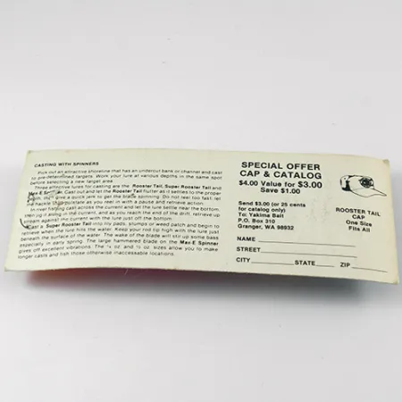 Worden’s Original Rooster Tail 6 Lippa, Hopea/Vaaleanpunainen, 15g, #2597