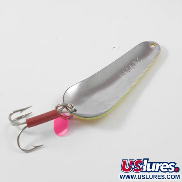 Pisces Lusikka, Yellow/Orange/Nickel, 17g, Holografinen insertti, #2629