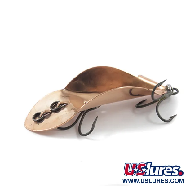 Buck Perry Spoonplug Lusikka, Kupari, 10g, Pohjan kartoitus, #2631