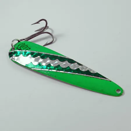 Eppinger Dardevle King Flutter Devle 3200 Lusikka, Vihreä/Valkoinen, #2648