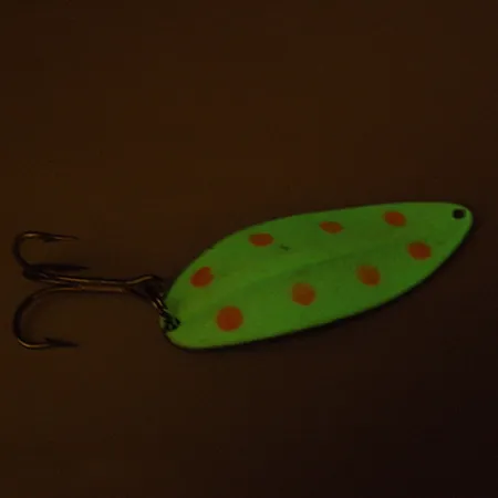 TODDCO Main liner Glow Lusikkauistin, Glow White/Red/Nickel, 21g, #2662