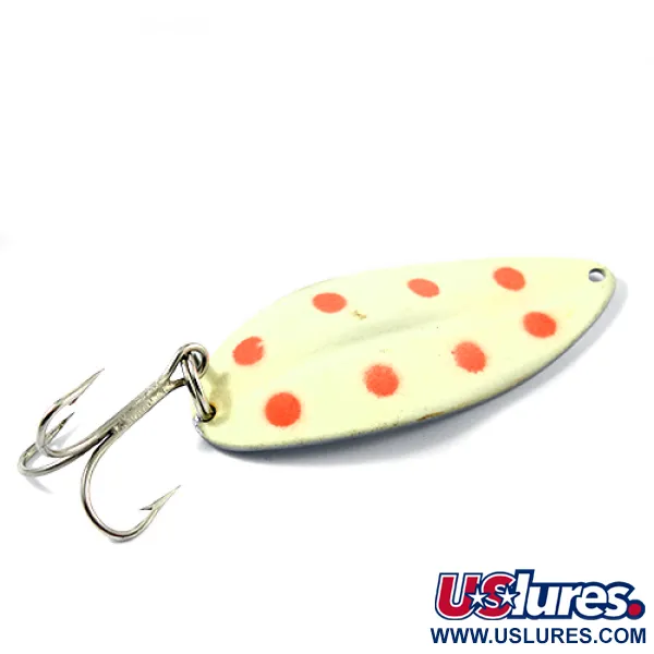 TODDCO Main liner Glow Lusikkauistin, Glow White/Red/Nickel, 21g, #2662