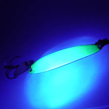 Bay de Noc Swedish pimple UV Pystypilkki, Nickel/Chartreuse UV, 21g, #2706