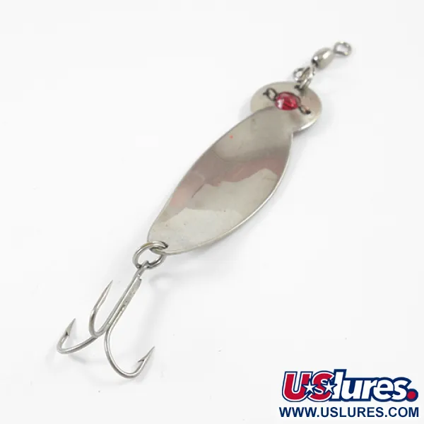 Lucky Strike One Eye Wiggler Lusikka, Nickel/Red Eye, 14g, #2709
