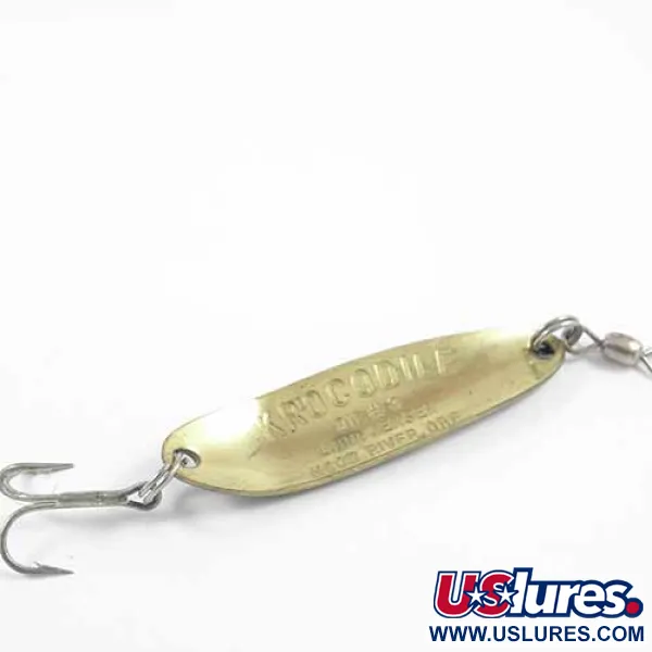 Luhr Jensen Krocodile Die #3 Lusikka, Frog (Vihreä/Keltainen), 10g, #2716