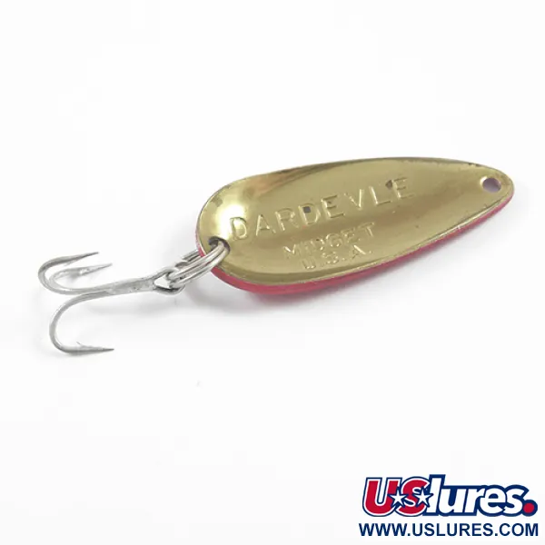 Eppinger Dardevle Midget Lusikkauistin, Puna-valko-messinki, 6g, #2727