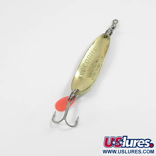 Luhr Jensen Krocodile Die #3 Lusikkauistin, Firetiger/Messinki, 14g, #2736