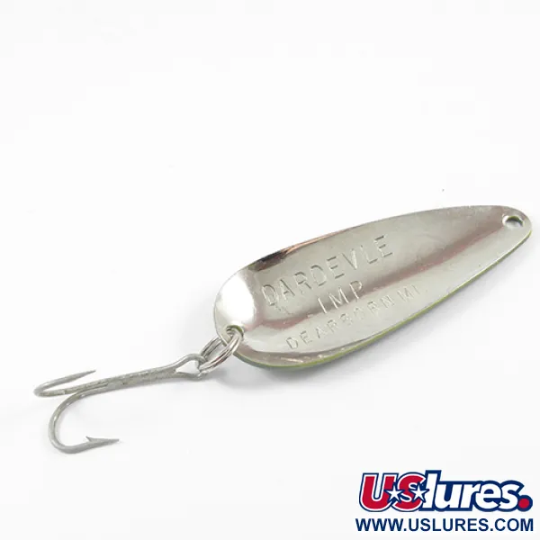 Eppinger Dardevle Imp Lusikka, Frog/Nickel, 11g, Logo, #2741