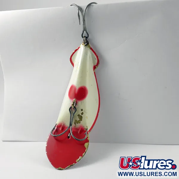 Buck Perry Spoonplug Lusikkauistin, Puna/Valkoinen, 21g, Syvyys, #2762