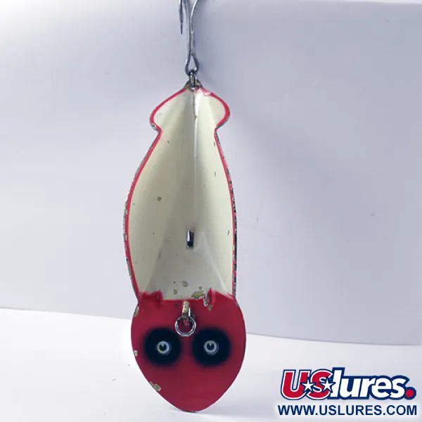 Buck Perry Spoonplug Lusikkauistin, Puna/Valkoinen, 21g, Syvyys, #2762