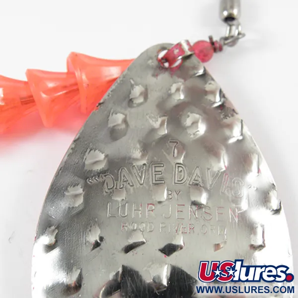 Luhr Jensen Dave Davis Vetolippa, Pinkki/Nikkeli, 17g, Vasaroitu, #2776