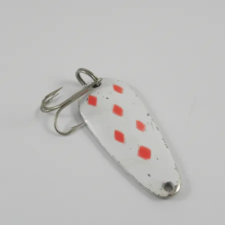 Blue Fox Tor-P-Do Lusikkauistin, Valkoinen / Punainen / Nikkeli, 14g, #2783