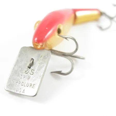 MirrOlure Nivelvaappu, Kulta / Punainen, 4g, Vintage USA, #2791