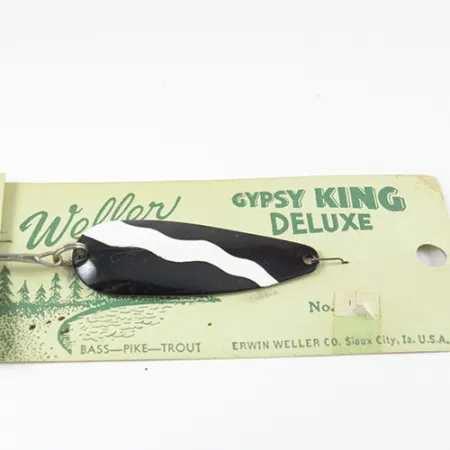 Lusikka Weller Gypsy King 0, Musta/Valkoinen/Nikkeli, 11g, Deluxe, #2800