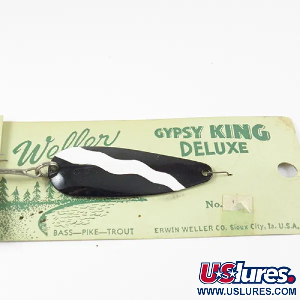 Lusikka Weller Gypsy King 0, Musta/Valkoinen/Nikkeli, 11g, Deluxe, #2800