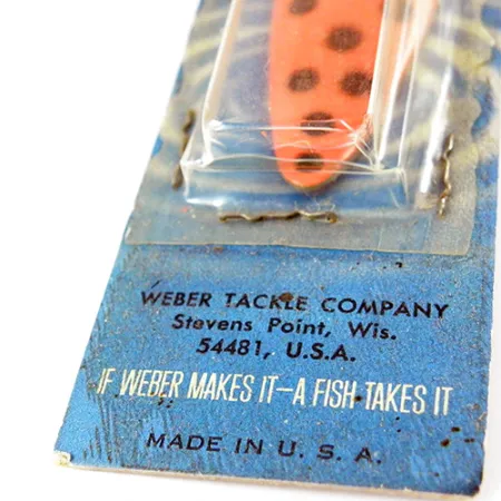 Weber Spoon Lusikkauistin, Puna / Musta, 11g, Vintage OVP, #2802