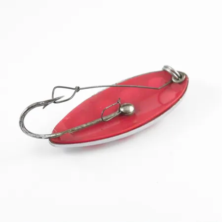 South Bend Sun Spot Lusikkauistin, Nikkeli / Punainen, 14g, ruohosuoja, #2807