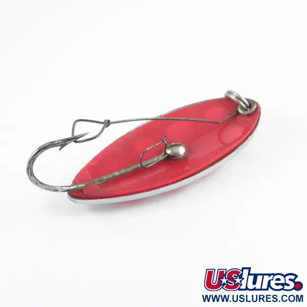 South Bend Sun Spot Lusikkauistin, Nikkeli / Punainen, 14g, ruohosuoja, #2807