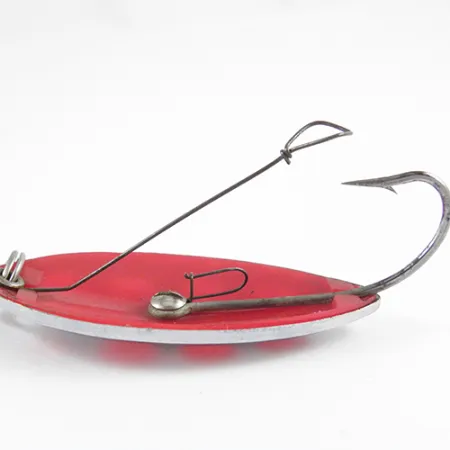 South Bend Sun Spot Lusikkauistin, Nikkeli / Punainen, 14g, ruohosuoja, #2807