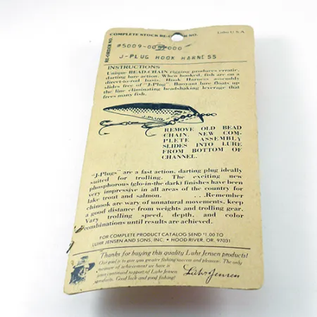 Luhr Jensen Hook Harness Koukkusetti, Nikkeli, 6g, Kuulaketju, #2811