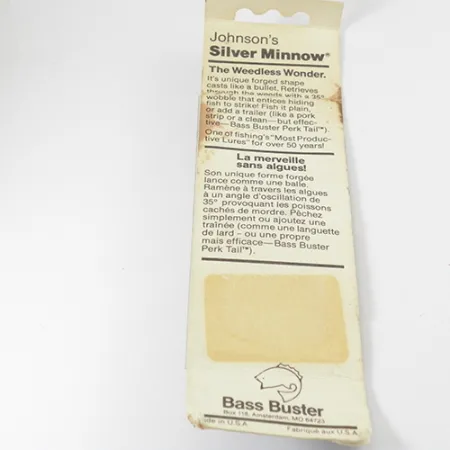 Johnson Silver Minnow Lusikka, Kulta, 5g, Ruohosuojattu, #2845