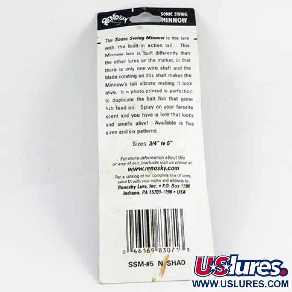 Renosky Sonic Swing Minnow Hybridilippa, Kulta, 7g, Kultalippa, #2849