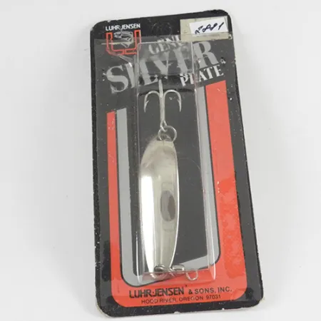 Luhr Jensen Krocodile Die #3 Lusikka, Nikkeli, 7g, Kapea profiili, #2881